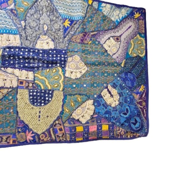 Blue Beaded tapestry Large 39x58 - Picture 7 of 13